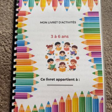 Livret d’activités de 3/6 ans préparation à la maternelle