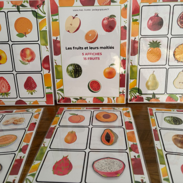 PDF: 5 Affiches de 15 fruits 