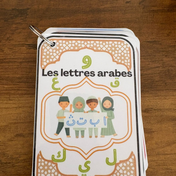 PDF: Les cartes flash lettres en arabe