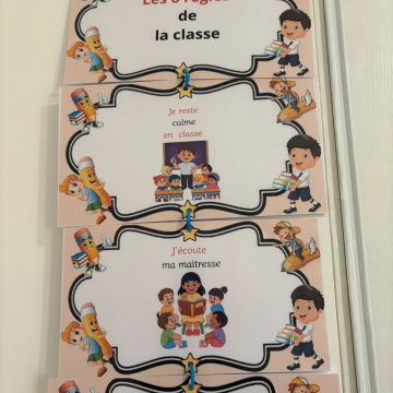 ⁠le livret les 6 règles de la classe